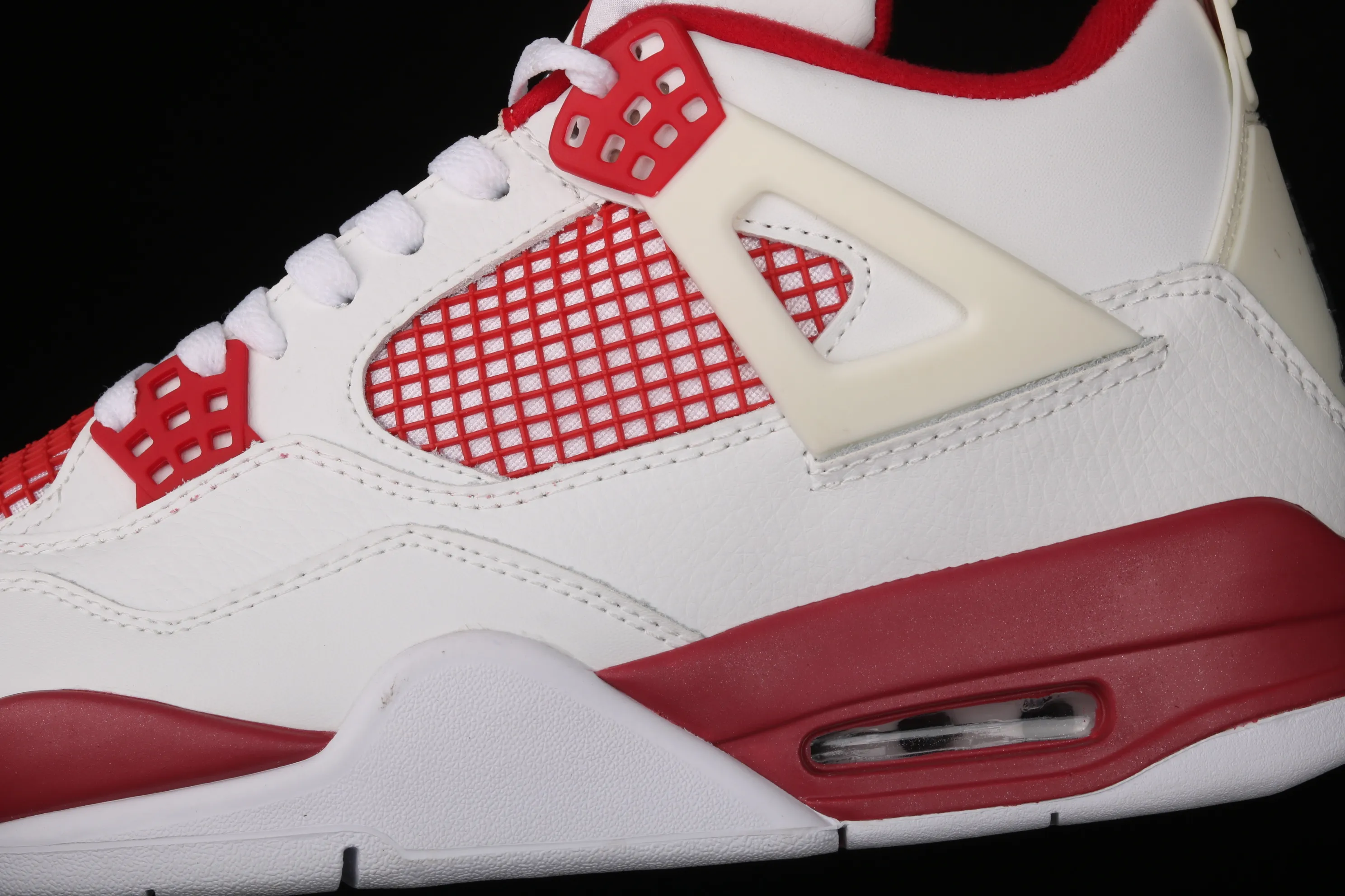 All categories Air Jordan Jordan series basketball shoes Air Jordan 4 G version Air Jordan 4 Motorsport AJ4 Joe 4 Racing White Red 308497-106